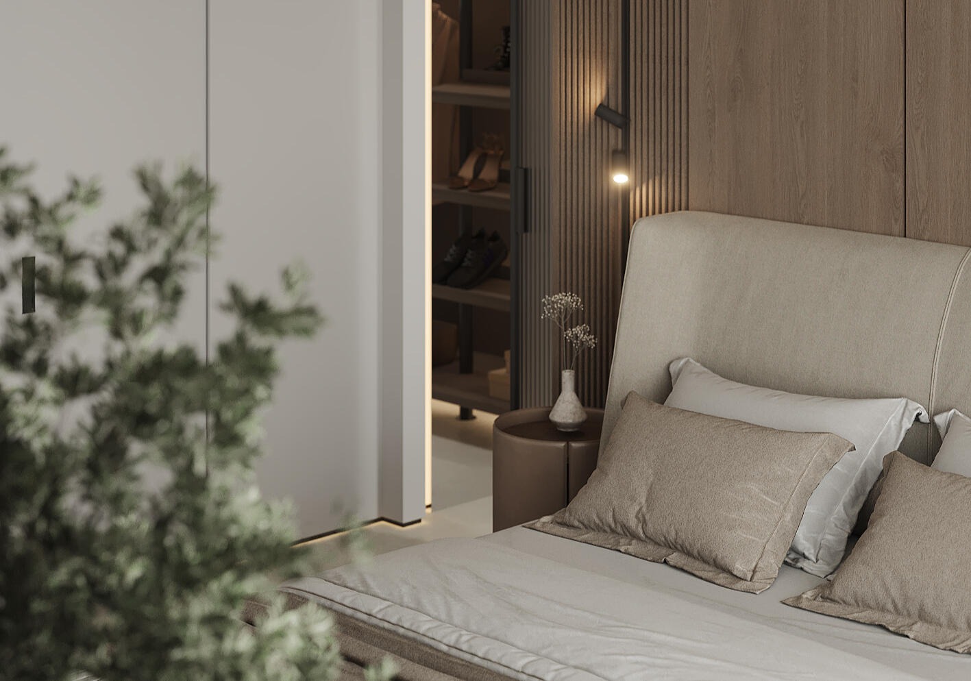 Bedroom 2 with king-sized bed and premium linens